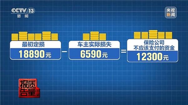 央视曝光车险理赔黑洞：2.8万赔付款，修车仅花不到1万，钱去哪了？