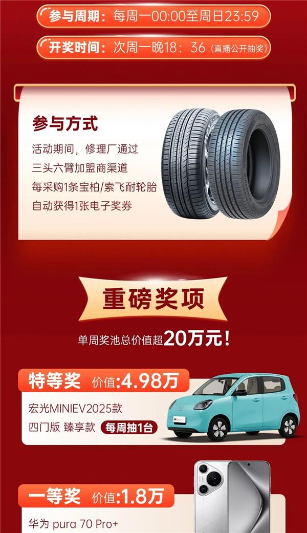 品牌动态丨三头六臂抽奖盛典开启：汽车、手机和美酒，周周开，轮轮有！