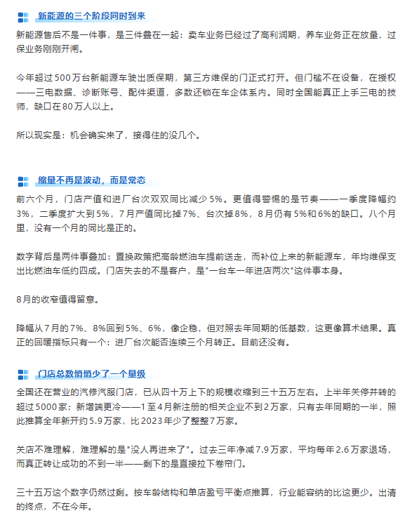 缩量、出清、涨价与一场静默的迁移，八个数据，看清2026车后怎么变？11月30日，AC汽车年终大会见！