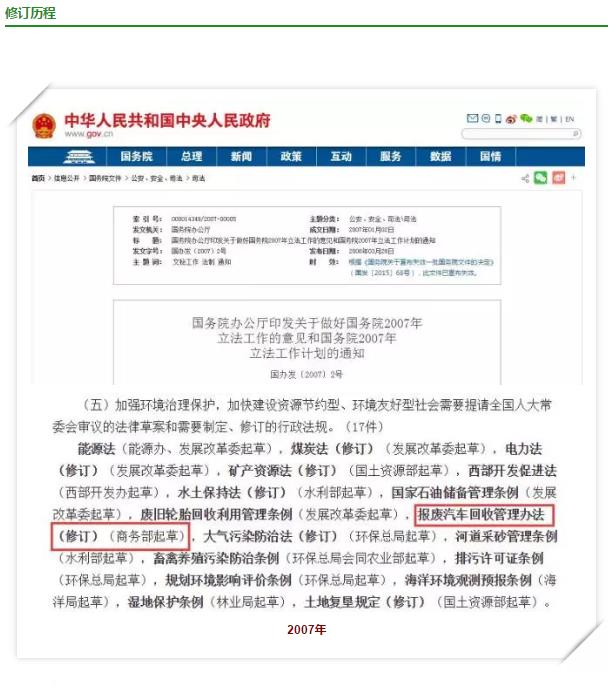 回收拆解|新的《报废汽车回收管理办法》终于要出来了？！